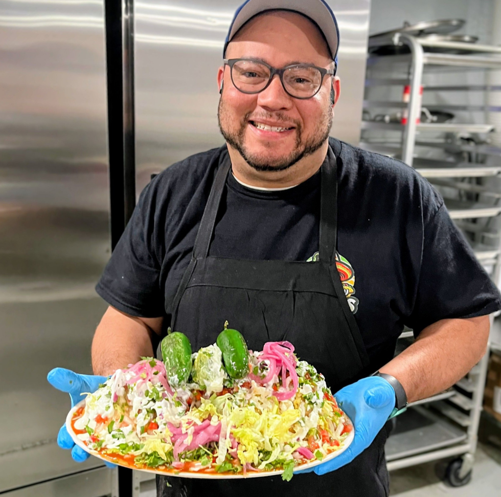 Chef Jose Tacos Don Jose with the 6 pound burrito challenge