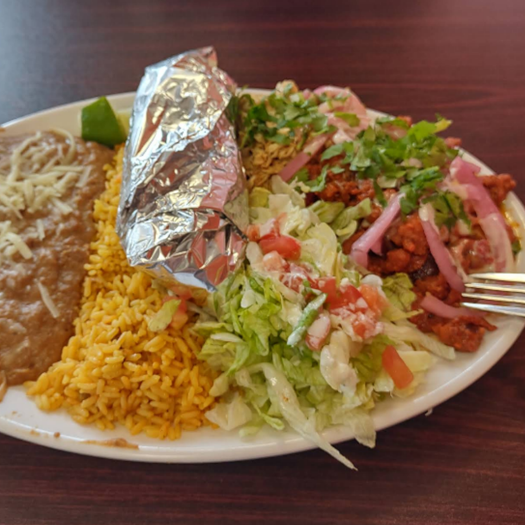 mexican dinner plate